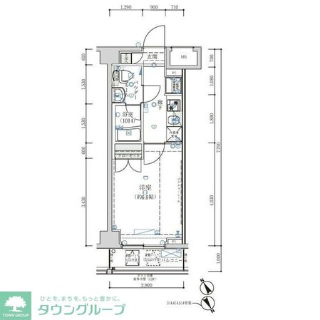 オーキッドレジデンス鶴見の物件間取画像